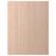 FRÖJERED bamboo drawer front, natural wood grain, light beige colour, square shape.