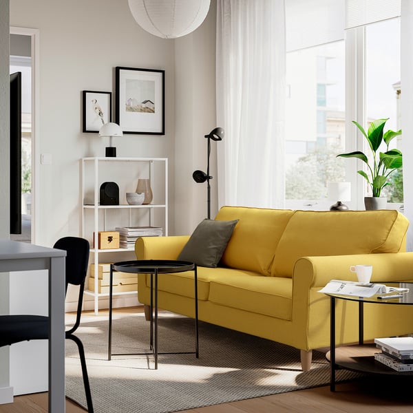 GÄLLTOFTA 3-seat sofa, Tibbleby yellow