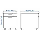 Illustration with measurements for the product: GALANT.