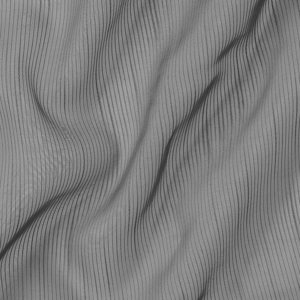 Sheer polyester curtains with diagonal lines, giving a textured, semi-transparent look. Perfect for privacy with daylight.