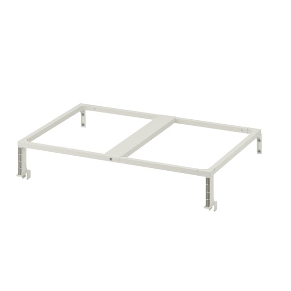 An ikea HÅLLBAR white metal waste sorting frame.