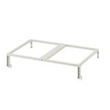 An ikea HÅLLBAR white metal waste sorting frame.