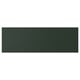 A rectangular panel from the HAVSTORP series in dark green. It has clean lines and a smooth finish, made of acrylic paint and fibreboard.