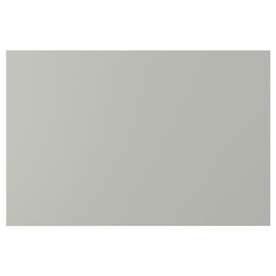A light grey rectangular HAVSTORP kitchen cabinet door with a smooth, clean design.