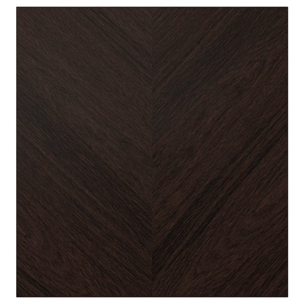 HEDEVIKEN natural oak veneer door with herringbone pattern.