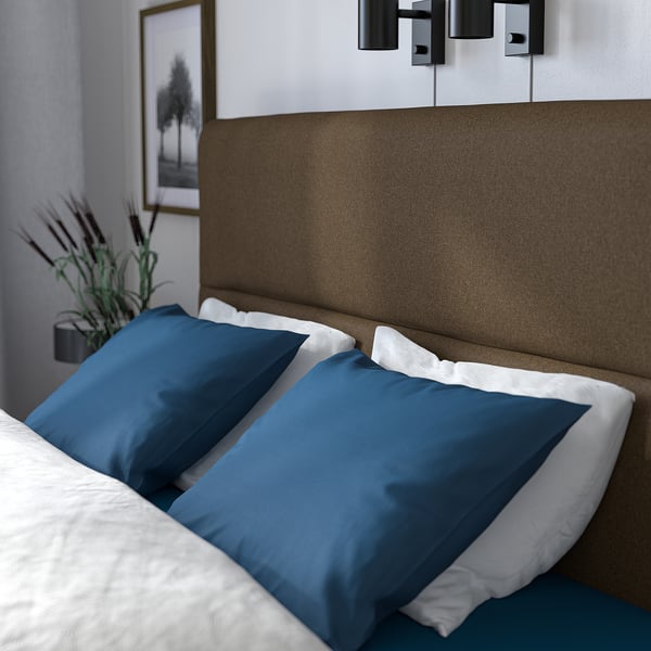 HEMFJÄLLET Divan bed with storage, Vesteröy firm/medium firm/Näsfjället Tonerud dark grey-brown, 160x200 cm