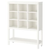 HEMNES storage unit: 8 open shelves, classic design, sturdy.