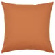 Option: Hjäterö square cushion, orange. Textured, zippered cover, recycling polyester.