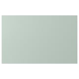 HJORTVIKEN drawer front, sage green, textured, rectangular.