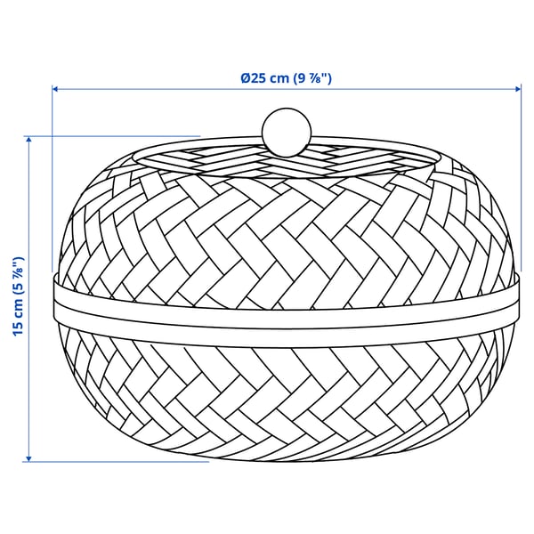 Illustration with measurements for the product: HÖKRUBBA.
