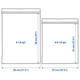 Illustration with measurements for the product: ISTAD.
