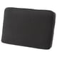 JÄRPÖN/DUVHOLMEN: black outdoor back cushion, rectangular, zippered cover, recycled polyester.