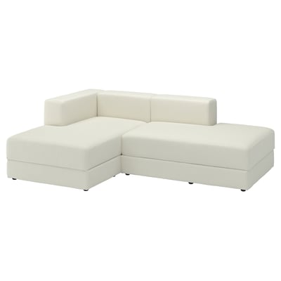 JÄTTEBO Chaise longue modules, Axvall off-white