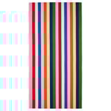 JÄTTEVÄDD: bright, multicolored striped fabric; cotton; rectangular.