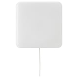A JETSTRÖM smart light panel, white, square-shaped with rounded corners, and a central stand.