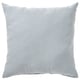 Option: Light blue melange cushion, squishy, soft with delicate sheen, square shape, made from recycled polyester.