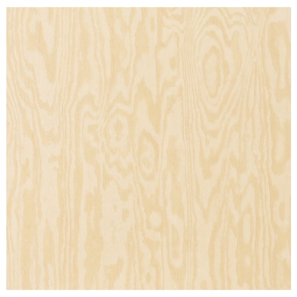 KALBÅDEN pine fronts. Light wood grain design, rectangle, smooth finish.