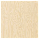 KALBÅDEN pine fronts. Light wood grain design, rectangle, smooth finish.