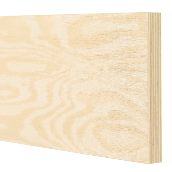 Close-up of light wooden panel, smooth finish with visible grain.