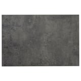 Dark grey KALHYTTAN front panel with a concrete texture for modern kitchen design. It is rectangular and made of laminate and particleboard.