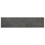 A dark grey kalhytten kitchen panel with a concrete effect and subtle texture, rectangular shape and smooth surface.