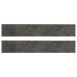 KALHYTTAN: dark grey rectangular laminate panels, slightly textured, concrete effect.