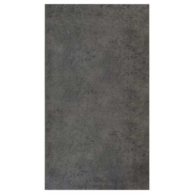 KALHYTTAN: dark-grey industrial-style kitchen panel, textured laminate, rectangular, modern design.