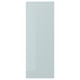 KALLARP panel, high-gloss grey-blue, plastic and particleboard, rectangular, modern design.