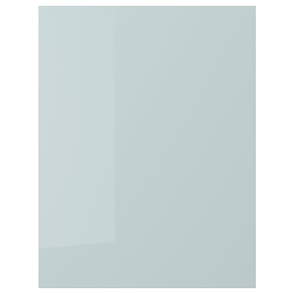 KALLARP high-gloss grey-blue cover panel, rectangular, modern design.