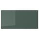 Option: KALLARP drawer fronts - high-gloss grey-green, sleek, rectangular, modern design.