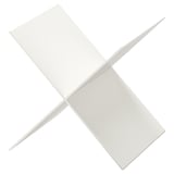 KALLAX storage insert, white color, rectangular shape, made of fibreboard with acrylic paint, designed for organizing shelves.