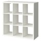 KALLAX Shelving unit, white, 112x112 cm