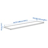 Illustration with measurements for the product: KARLBY.