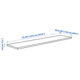 Illustration with measurements for the product: KARLBY.