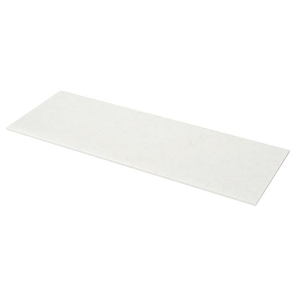 KASKER white quartz worktop, smooth & stain-resistant, custom-cut.