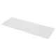 Option: Depicts a KASKER quartz worktop, white in color, with a smooth, rectangular, and polished surface.