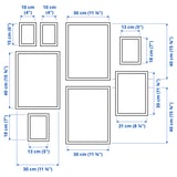 Illustration with measurements for the product: KNOPPÄNG.