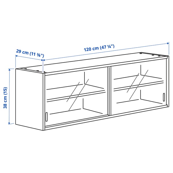Illustration with measurements for the product: KNOXHULT.