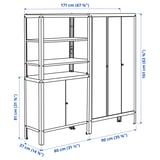 Illustration with measurements for the product: KOLBJÖRN.