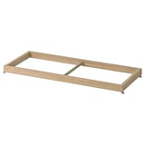 KOMPLEMENT wood clothes rack, natural, rectangular frame.