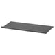 KOMPLEMENT: gray metal shoe shelf, slanted display.