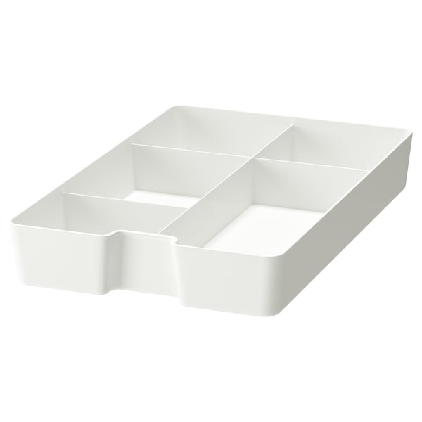 KUGGIS Insert with 5 compartments, white