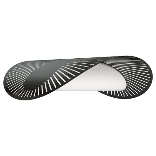 KVÄLLSDOPP Pendant lamp shade, black, 72 cm