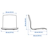 Illustration with measurements for the product: LÄKTARE.