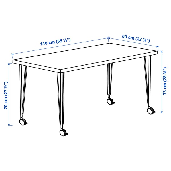 Illustration with measurements for the product: LAGKAPTEN.