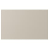 Beige LAPPVIKEN cabinet panel, rectangular, smooth design, made of paper foil and plastic.