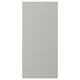 LERHYTTAN light grey kitchen cabinet with beveled edges and birch veneer.