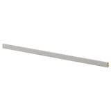 LERHYTTAN: light grey kitchen plinth, beveled wood, classic design.