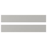 Two horizontal grey wooden rectangles, beveled edges, traditional look.