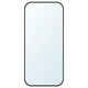 LINDBYN black-framed mirror with rounded edges.